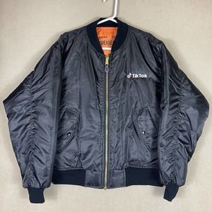 TIKTOK X BOBBLEHAUS Exclusive Content Creator Rothco Bomber‎ Jacket Unisex L